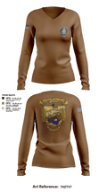 220 BPOA 59828515 Women's Long Sleeve V-neck Shirt - 2