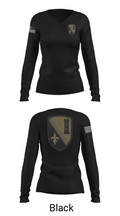 844th ECC 52332880 Women's Long Sleeve V-neck Shirt - 35