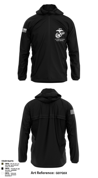 MCRDPI COMMSTRAT 84265949 Windbreaker - 5