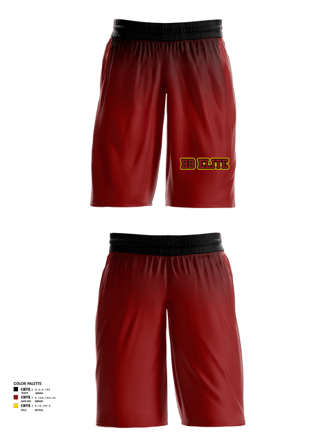Mens Basketball Shorts, DB Elite, Men's Basketball, Teamtime, Team time, sublimation, custom sports apparel, team uniforms, spirit wear, spiritwear, sports uniforms, custom shirts, team store, custom team store, fundraiser sports, apparel fundraiser