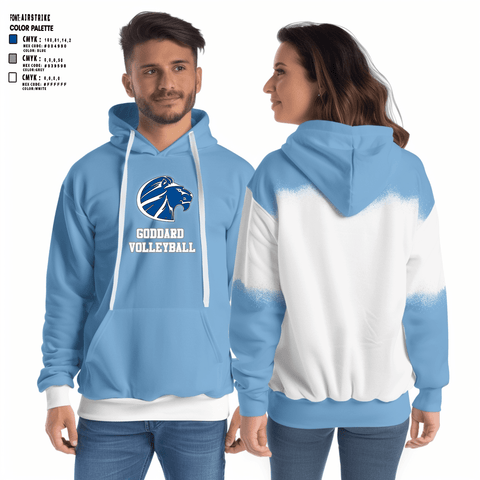 Hoodie, Goddard High School Volleyball, Women's Volleyball, Teamtime, Team time, sublimation, custom sports apparel, team uniforms, spirit wear, spiritwear, sports uniforms, custom shirts, team store, custom team store, fundraiser sports, apparel fundraiser