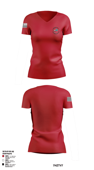 115 LRS 54264260 Women's Short Sleeve V-neck Shirt - 16