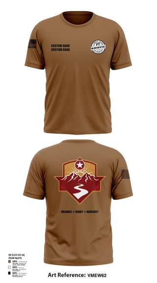 Short Sleeve Performance Shirt, Fort Bliss DENTAC, Army, Teamtime, Team time, sublimation, custom sports apparel, team uniforms, spirit wear, spiritwear, sports uniforms, custom shirts, team store, custom team store, fundraiser sports, apparel fundraiser