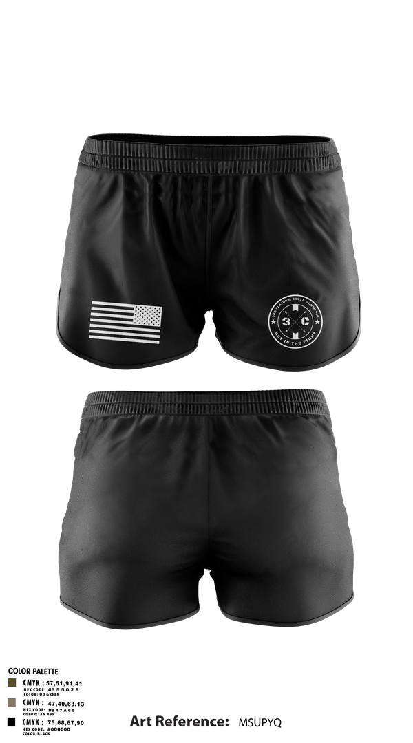 Ranger Panties, 3rd Platoon, CCo, 1-508th PIR, , Teamtime, Team time, sublimation, custom sports apparel, team uniforms, spirit wear, spiritwear, sports uniforms, custom shirts, team store, custom team store, fundraiser sports, apparel fundraiser