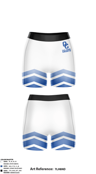Women's Shorts, Oak Creek Knights, Men's Volleyball, Teamtime, Team time, sublimation, custom sports apparel, team uniforms, spirit wear, spiritwear, sports uniforms, custom shirts, team store, custom team store, fundraiser sports, apparel fundraiser