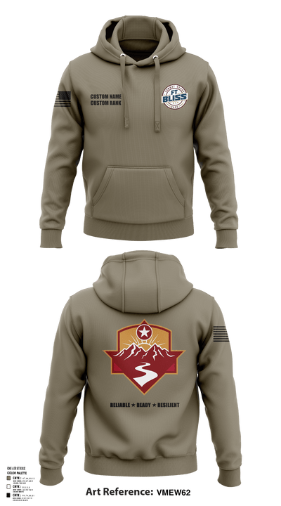 Fort Bliss DENTAC 45605501 Hoodie - 22
