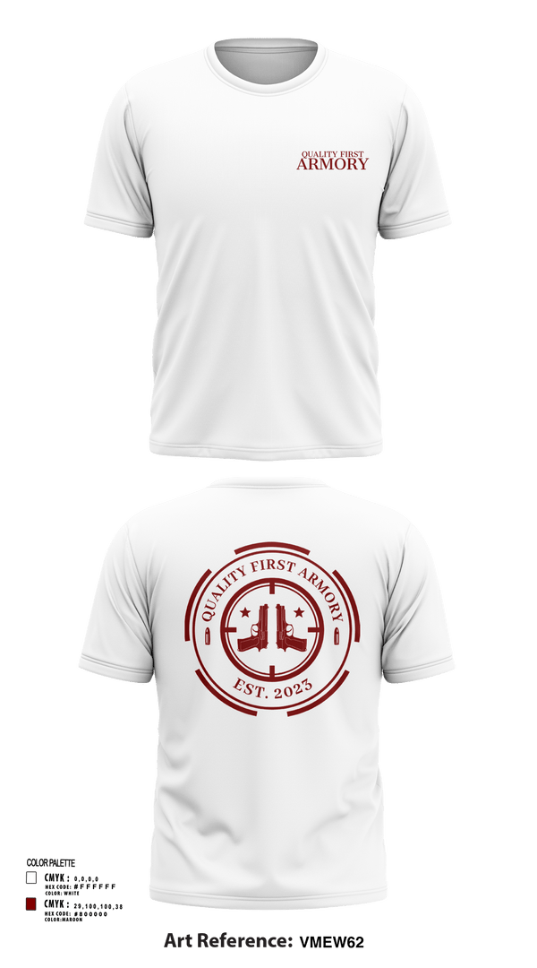 Short Sleeve Performance Shirt, QUALITY FIRST ARMORY, , Teamtime, Team time, sublimation, custom sports apparel, team uniforms, spirit wear, spiritwear, sports uniforms, custom shirts, team store, custom team store, fundraiser sports, apparel fundraiser