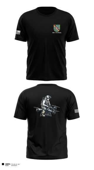 Old School Cotton Feel Shirt, Military Intelligence Detachment 1st Battalion 10th Special Forces Group (Airborne), Army, Teamtime, Team time, sublimation, custom sports apparel, team uniforms, spirit wear, spiritwear, sports uniforms, custom shirts, team store, custom team store, fundraiser sports, apparel fundraiser