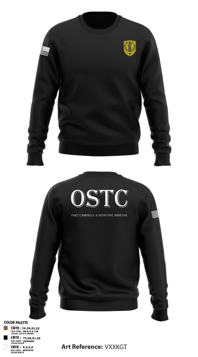 Fort Campbell & Redstone Arsenal - Office of Special Trial Counsel 55135476 Crew Neck Sweatshirt - 3