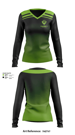 Women's Long Sleeve Vneck Shirt, Rising Phoenix S.A., Men's Basketball, Teamtime, Team time, sublimation, custom sports apparel, team uniforms, spirit wear, spiritwear, sports uniforms, custom shirts, team store, custom team store, fundraiser sports, apparel fundraiser