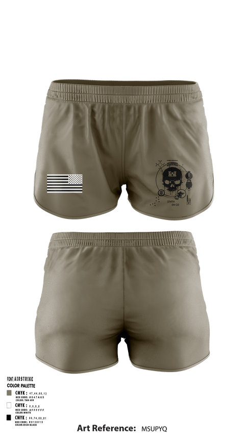 Ranger Panties, 374TH CECI, Army, Teamtime, Team time, sublimation, custom sports apparel, team uniforms, spirit wear, spiritwear, sports uniforms, custom shirts, team store, custom team store, fundraiser sports, apparel fundraiser