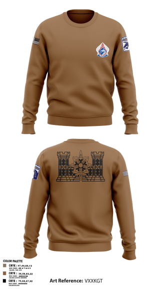 Crew Neck Sweatshirt, XVIII ABN G2, Army, Teamtime, Team time, sublimation, custom sports apparel, team uniforms, spirit wear, spiritwear, sports uniforms, custom shirts, team store, custom team store, fundraiser sports, apparel fundraiser