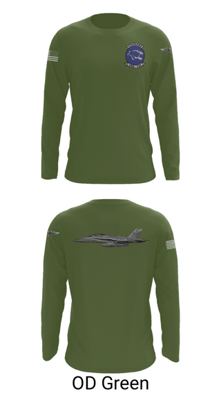 Long Sleeve Performance Shirt, VAQ-139 Cougars, Navy, Teamtime, Team time, sublimation, custom sports apparel, team uniforms, spirit wear, spiritwear, sports uniforms, custom shirts, team store, custom team store, fundraiser sports, apparel fundraiser