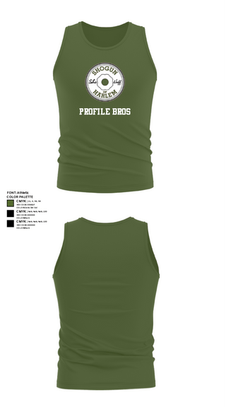 Tank Top, Profile Bros, , Teamtime, Team time, sublimation, custom sports apparel, team uniforms, spirit wear, spiritwear, sports uniforms, custom shirts, team store, custom team store, fundraiser sports, apparel fundraiser