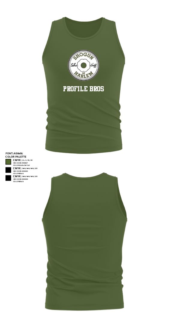 Tank Top, Profile Bros, , Teamtime, Team time, sublimation, custom sports apparel, team uniforms, spirit wear, spiritwear, sports uniforms, custom shirts, team store, custom team store, fundraiser sports, apparel fundraiser
