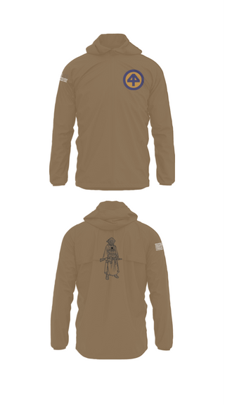 Windbreaker, A Co 1/1-114thA Co 1-114th INF, Army, Teamtime, Team time, sublimation, custom sports apparel, team uniforms, spirit wear, spiritwear, sports uniforms, custom shirts, team store, custom team store, fundraiser sports, apparel fundraiser