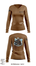 442 EUD 43184922 Women's Long Sleeve V-neck Shirt - 171 (1)