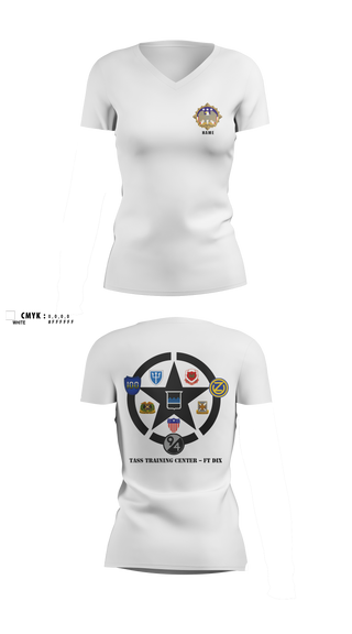Women's Short Sleeve Vneck Shirt, 80th TC, TTC-Dix, Army, Teamtime, Team time, sublimation, custom sports apparel, team uniforms, spirit wear, spiritwear, sports uniforms, custom shirts, team store, custom team store, fundraiser sports, apparel fundraiser