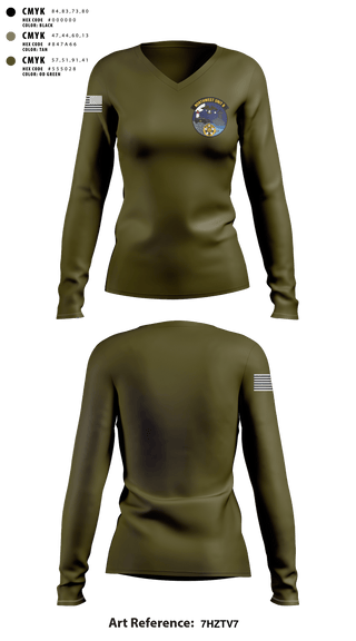 Women's Long Sleeve Vneck Shirt, ODNR, Police, Teamtime, Team time, sublimation, custom sports apparel, team uniforms, spirit wear, spiritwear, sports uniforms, custom shirts, team store, custom team store, fundraiser sports, apparel fundraiser