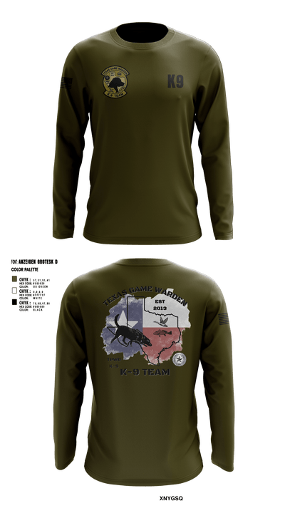 TXGW K9 77939207 Long Sleeve Performance Shirt - 2