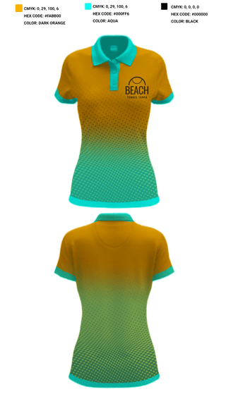 Women's Short Sleeve Performance Polo, Beach Tennis Tampa, Tennis, Teamtime, Team time, sublimation, custom sports apparel, team uniforms, spirit wear, spiritwear, sports uniforms, custom shirts, team store, custom team store, fundraiser sports, apparel fundraiser