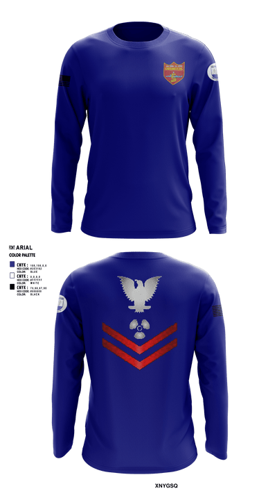 USS COOK FF-1083 34128089 Long Sleeve Performance Shirt - 1