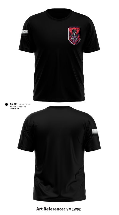 D Co 2-13th AVN REGT 27733749 Short Sleeve Performance Shirt - 1