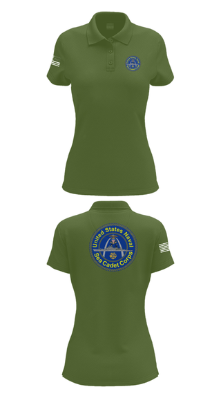 Women's Short Sleeve Performance Polo, Battleship misssouri, Navy, Teamtime, Team time, sublimation, custom sports apparel, team uniforms, spirit wear, spiritwear, sports uniforms, custom shirts, team store, custom team store, fundraiser sports, apparel fundraiser