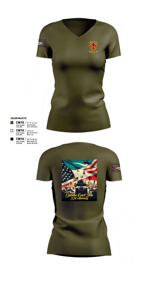 Women's Short Sleeve Vneck Shirt, 3/7 India Co. Wpns Plt, Marines, Teamtime, Team time, sublimation, custom sports apparel, team uniforms, spirit wear, spiritwear, sports uniforms, custom shirts, team store, custom team store, fundraiser sports, apparel fundraiser