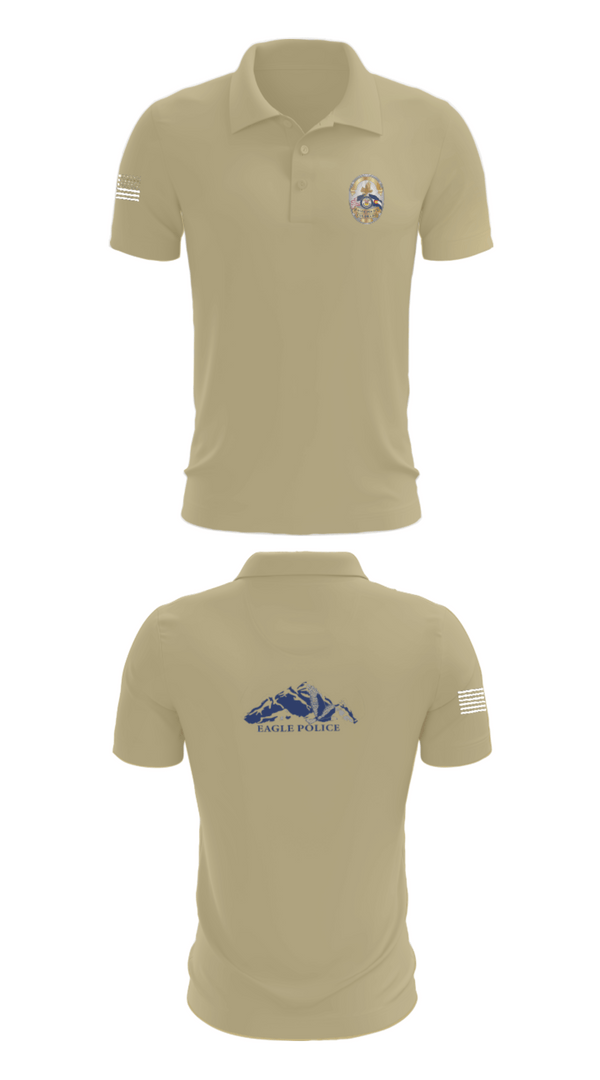 Short Sleeve Performance Polo, Eagle Police Department, Police, Teamtime, Team time, sublimation, custom sports apparel, team uniforms, spirit wear, spiritwear, sports uniforms, custom shirts, team store, custom team store, fundraiser sports, apparel fundraiser