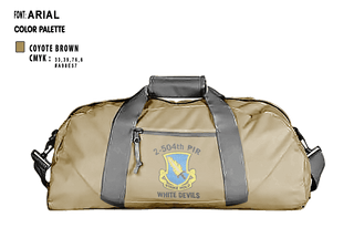 Duffle Bag, LAZY HELLDIVER, Army, Teamtime, Team time, sublimation, custom sports apparel, team uniforms, spirit wear, spiritwear, sports uniforms, custom shirts, team store, custom team store, fundraiser sports, apparel fundraiser