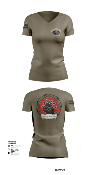 Women's Short Sleeve Vneck Shirt, 441st Engineer Company, Army, Teamtime, Team time, sublimation, custom sports apparel, team uniforms, spirit wear, spiritwear, sports uniforms, custom shirts, team store, custom team store, fundraiser sports, apparel fundraiser