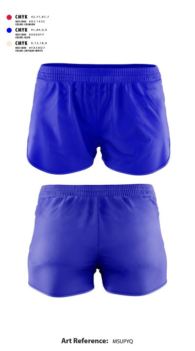 Clinton Cardinals 48625086 Track Shorts - 1