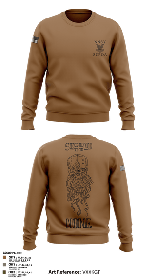 Crew Neck Sweatshirt, NNSY SCPOA, Navy, Teamtime, Team time, sublimation, custom sports apparel, team uniforms, spirit wear, spiritwear, sports uniforms, custom shirts, team store, custom team store, fundraiser sports, apparel fundraiser