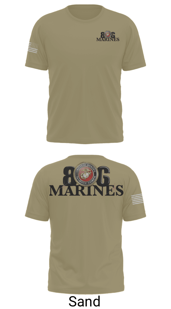 Short Sleeve Performance Shirt, 806 Marines, Marines, Teamtime, Team time, sublimation, custom sports apparel, team uniforms, spirit wear, spiritwear, sports uniforms, custom shirts, team store, custom team store, fundraiser sports, apparel fundraiser