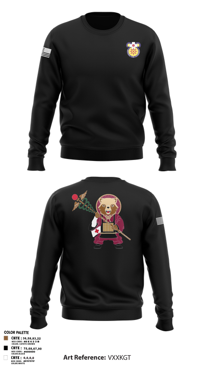 MEDDAC-Japan 77028542 Crew Neck Sweatshirt - 3