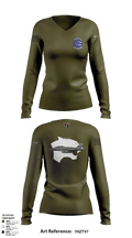 VAQ-139 Cougars 17202131 Women's Long Sleeve V-neck Shirt - undefined