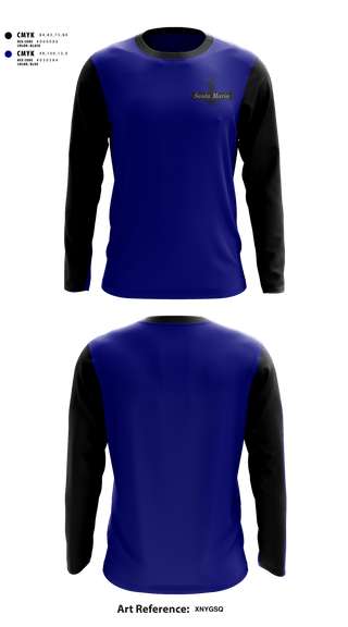 Long Sleeve Performance Shirt, Santa Maria, Men's Soccer, Teamtime, Team time, sublimation, custom sports apparel, team uniforms, spirit wear, spiritwear, sports uniforms, custom shirts, team store, custom team store, fundraiser sports, apparel fundraiser
