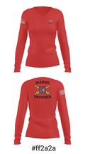 3ID divarty3ID DIVARTY 78384929 Women's Long Sleeve V-neck Shirt - 7