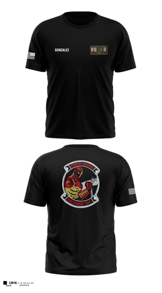 Short Sleeve Performance Shirt, VQ-3 DET TRVS, Navy, Teamtime, Team time, sublimation, custom sports apparel, team uniforms, spirit wear, spiritwear, sports uniforms, custom shirts, team store, custom team store, fundraiser sports, apparel fundraiser