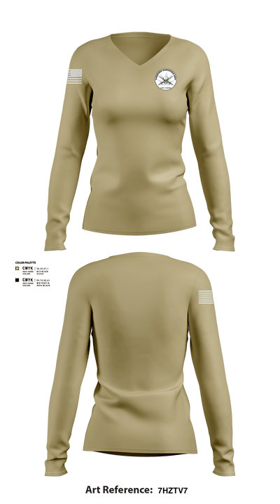 Tuskegee Narcotics Unit 29309263 Women's Long Sleeve V-neck Shirt - 3