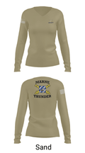 3ID divarty3ID DIVARTY 78384929 Women's Long Sleeve V-neck Shirt - 47