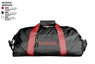 Duffle Bag, Havoc Company, 111th MI BDE, Army, Teamtime, Team time, sublimation, custom sports apparel, team uniforms, spirit wear, spiritwear, sports uniforms, custom shirts, team store, custom team store, fundraiser sports, apparel fundraiser