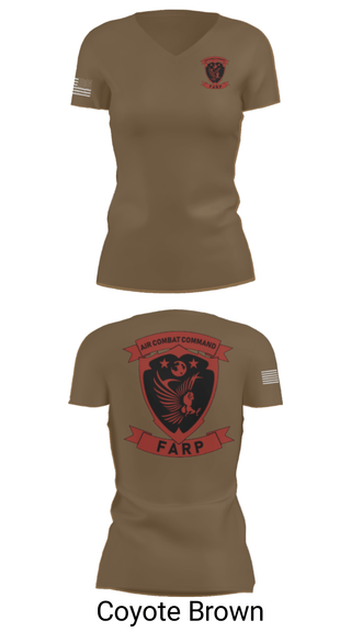Women's Short Sleeve Vneck Shirt, FARP, Air Force, Teamtime, Team time, sublimation, custom sports apparel, team uniforms, spirit wear, spiritwear, sports uniforms, custom shirts, team store, custom team store, fundraiser sports, apparel fundraiser