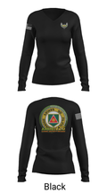 51st Combat Engineers 81487377 Women's Long Sleeve V-neck Shirt - 37