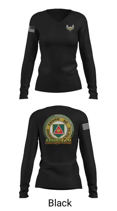 51st Combat Engineers 81487377 Women's Long Sleeve V-neck Shirt - 37