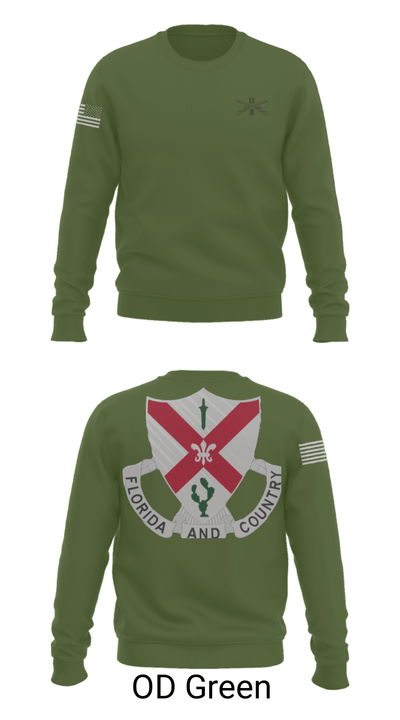 C Co 1-124 Rifle Company 57736053 Crew Neck Sweatshirt - 43