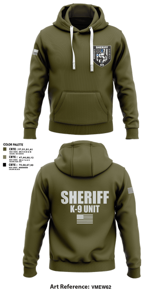 Hoodie, Alexander County Sheriff Office K-9, Police, Teamtime, Team time, sublimation, custom sports apparel, team uniforms, spirit wear, spiritwear, sports uniforms, custom shirts, team store, custom team store, fundraiser sports, apparel fundraiser