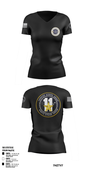 Women's Short Sleeve Vneck Shirt, FLAG CS, Navy, Teamtime, Team time, sublimation, custom sports apparel, team uniforms, spirit wear, spiritwear, sports uniforms, custom shirts, team store, custom team store, fundraiser sports, apparel fundraiser