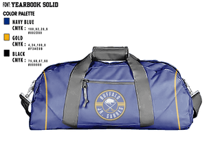 Duffle Bag, Buffalo jr sabres, Ice Hockey, Teamtime, Team time, sublimation, custom sports apparel, team uniforms, spirit wear, spiritwear, sports uniforms, custom shirts, team store, custom team store, fundraiser sports, apparel fundraiser
